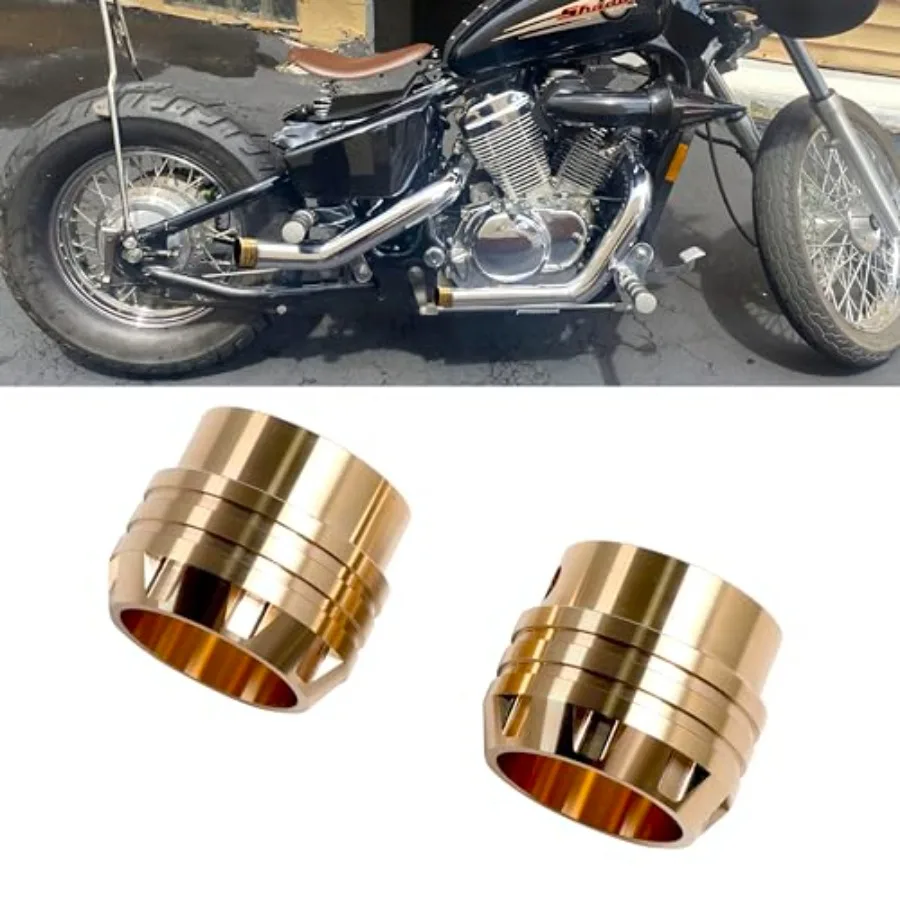 

Style Copper Tips for 1.75" O.D. Exhaust Pipe Premium Look, Easy Install