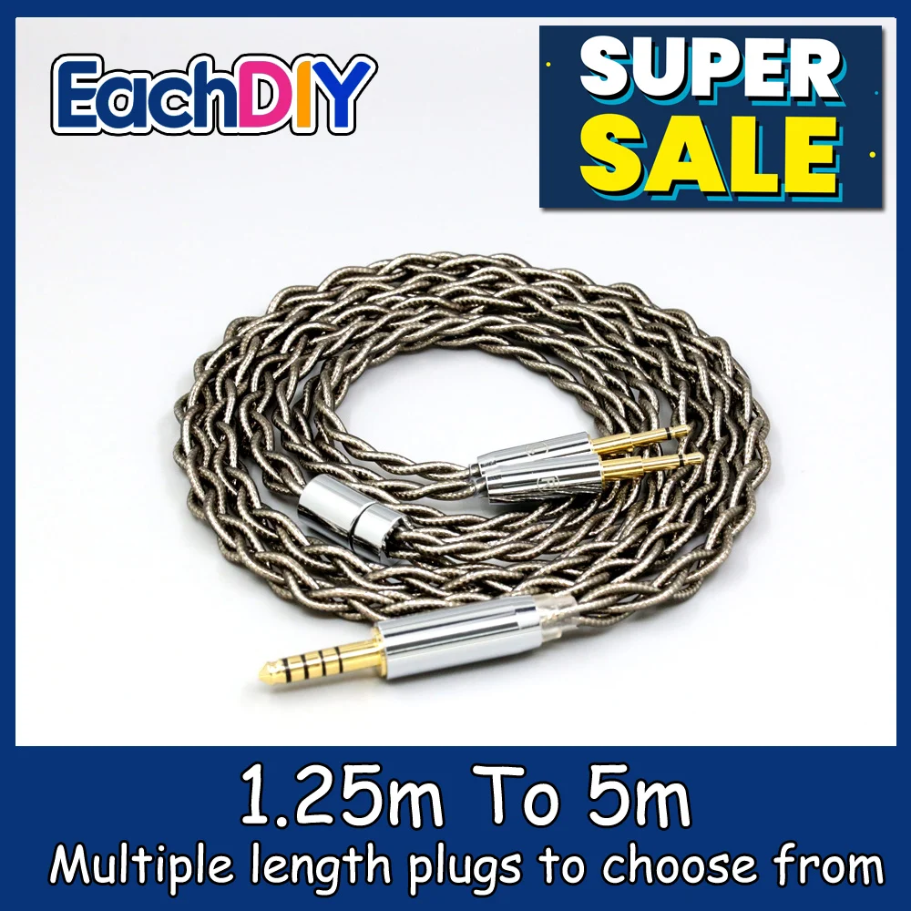 99% الفضة النقية البلاديوم + الجرافين الذهب سماعة كابل ل OLLO الصوت S4 مزيج S4R تسجيل S4X مرجع HPS LN008213