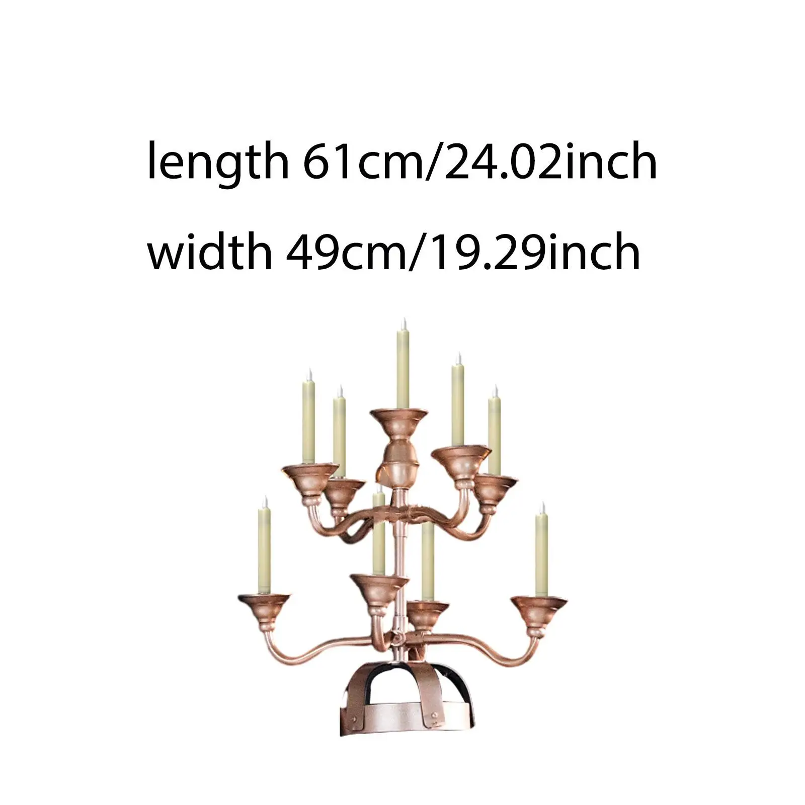 Portavelas tradicional para danza del vientre, candelabro ligero y elegante, accesorio para tocado para danza del vientre, conjunto de actuación