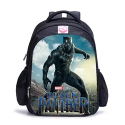 Black Panther School Bags 16Inch High Capacity Backpacks Orthopedic Teens Girls Boys Waterproof Rucksack Gifts