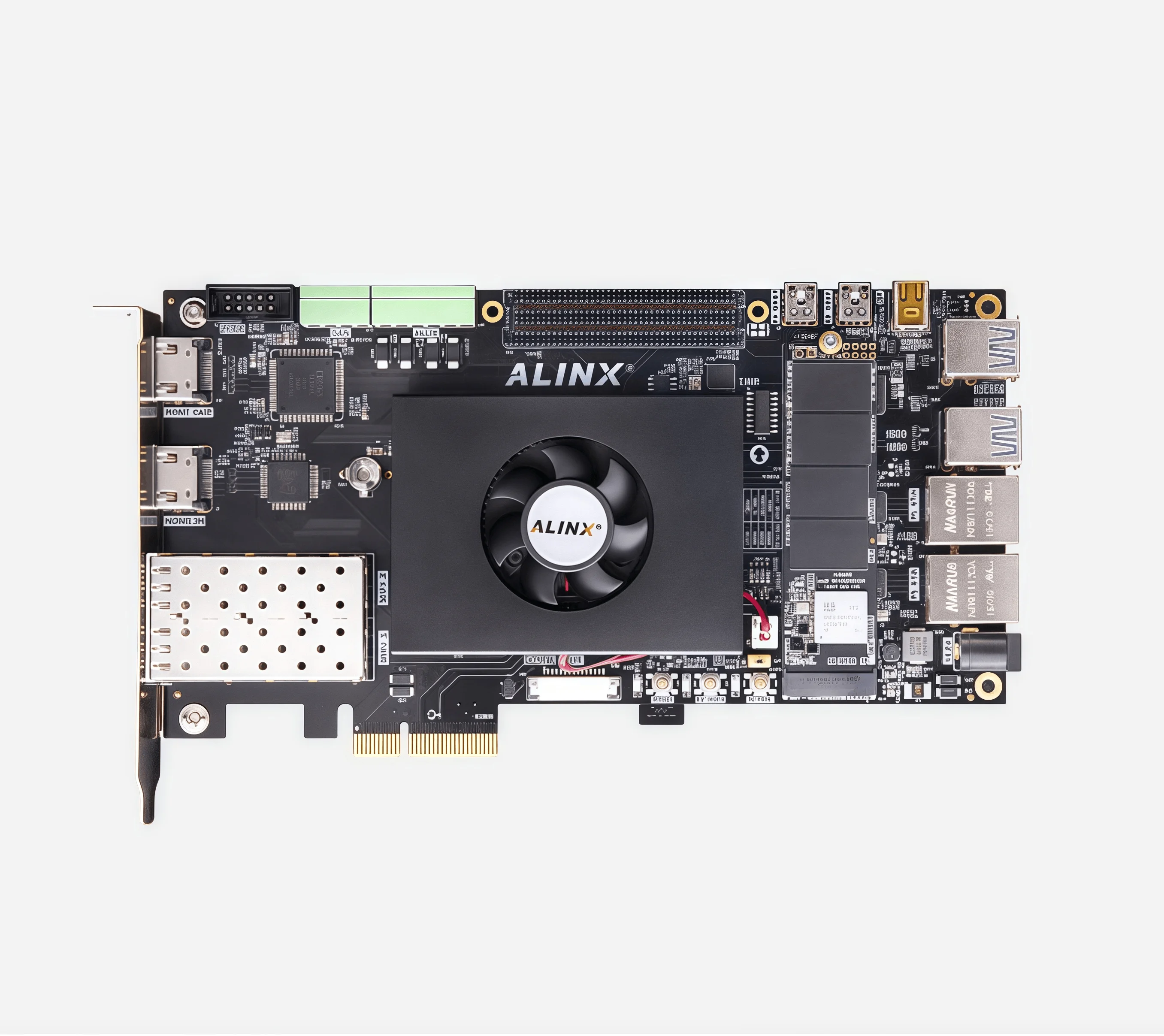 

Плата разработки Xilinx Zynq UltraScale+ MPSoC AI PCIe FPGA ZU4EV XCZU4EV AXU4EVB-P