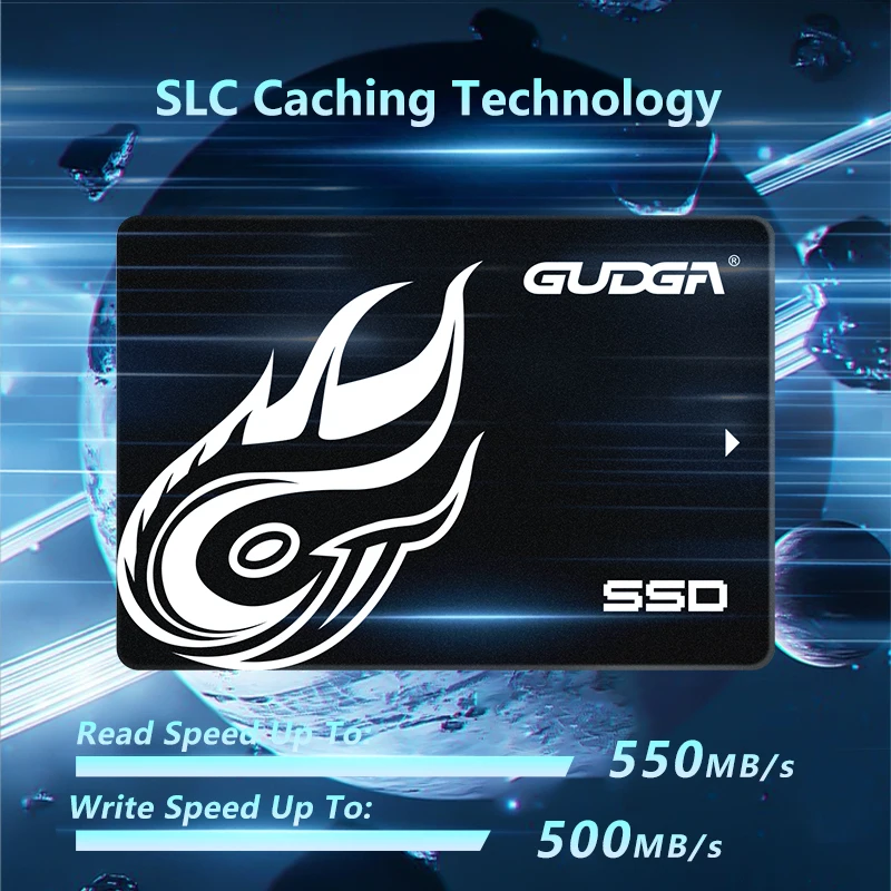 Imagem -03 - Gudga Ssd 2.5 Disco de Estado Sólido Hdd 2.5 Disco Rígido Ssd 2tb 1tb 512gb 256gb hd Sata3 Disco Rígido Interno para hp Computador Portátil