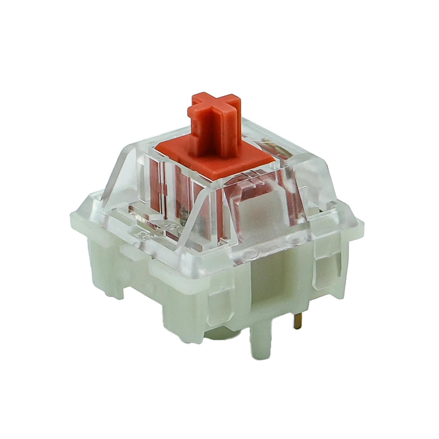 KTT Silent Red Switch 5 Pins Linear 43g Keyboard Switch PC POM Lubricated Mechanical keyboard Switch AULA F75 F87 AJAZZ AK820