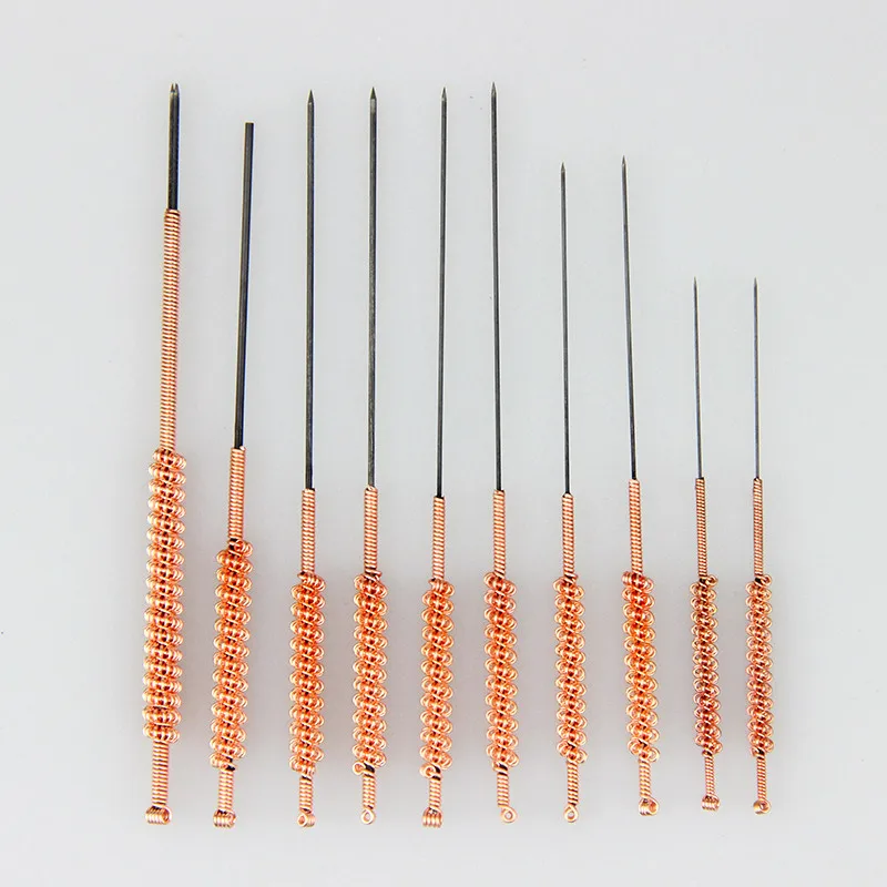 Dropshipping Fire Heating Tungsten Steel Alloy Acupuncture Needle 10PCS/Pack For Acupuncture Points Treatment Fire Needles Set