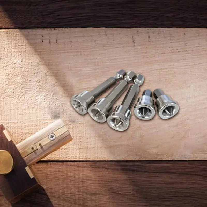 

Magnetic Drill Bits Power Bits Set Of 5 Multi-Functional Precision Positioning Drills For Furniture Metalworking Woodworking