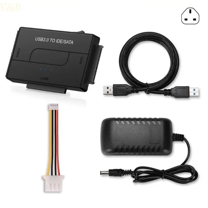 Y2GD USB3.0 to IDE 3 Adapter To USB3.0 Plastic Multi Functional Converter for 2.5inch/3.5Inch