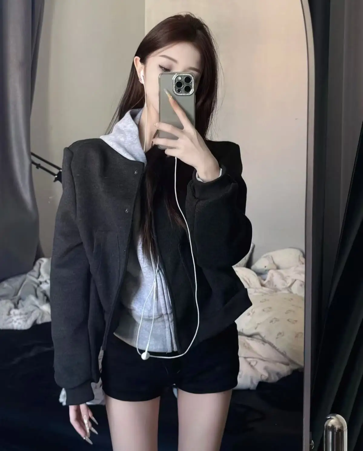 Giubbotti bomber Giacca da donna Marrone Inverno Foderato in peluche Patchwork Protezione esterna Multifunzionale Antivento Calore avventuroso