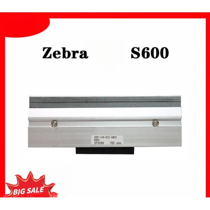 

Совместимая печатающая головка Zebra Original S600, 203 точки на дюйм, головка принтера штрих-кода, версия Gaoteng, термоголовочная головка