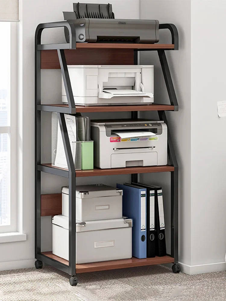 

Printer rack, floor-to-ceiling cabinet rack.