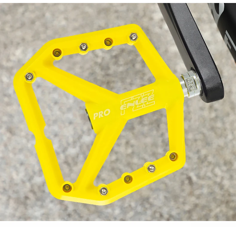 Enlee Mountainbike ultraleichtes Nylon pedal für Fahrrad pedal verbreitert ultraleichte Dichtung du Lager MTB Fahrrad pedale Zubehör – Detail 19
