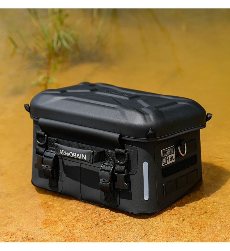 ARMORAIN Motorrad Hartschalen Wasserdichte Hecktasche Rücksitztasche Kameraausrüstung Gepäcktasche Motorrad Touring Kameratasche – Detail 19