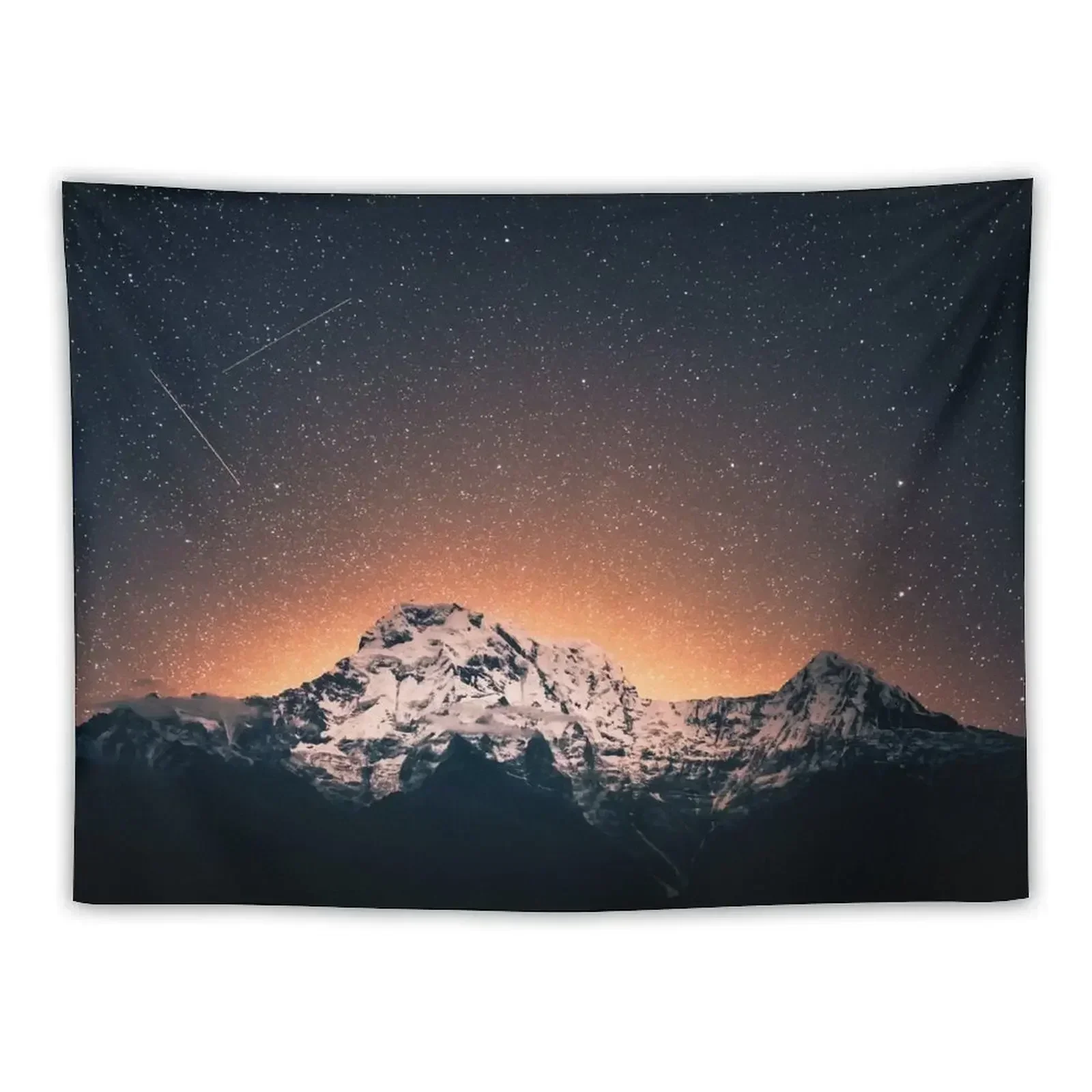 Star Mountain Milky Way Night Tapestry House Decorations Carpet Wall Hanging Wall Tapestry