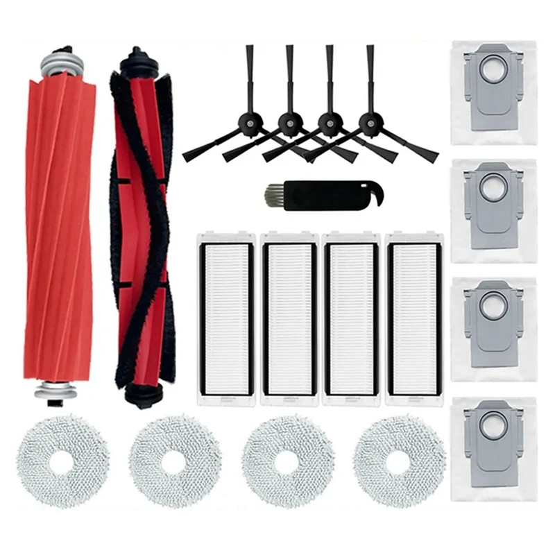 Для робота-пылесоса Roborock Q Revo/P10, основная боковая щетка, HEPA-фильтр, швабра, тканевый мешок для пыли, запасные части