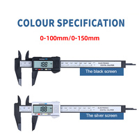 150mm 100mm 6 Inch Electronic Digital Caliper Carbon Fiber Vernier Caliper Portable Micrometer Digital Ruler Measuring Tool