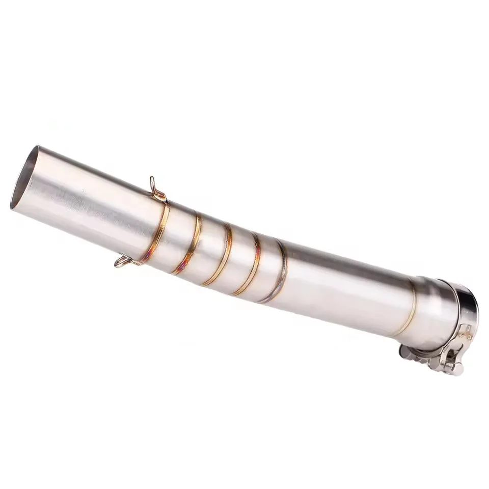 

For Yamaha YZF R6 1998-2005 YZF-R6 YZFR6 Escape Motorcycle Exhaust System Middie Link Pipe Muffler 51MM Slip-On Connecting Pipe