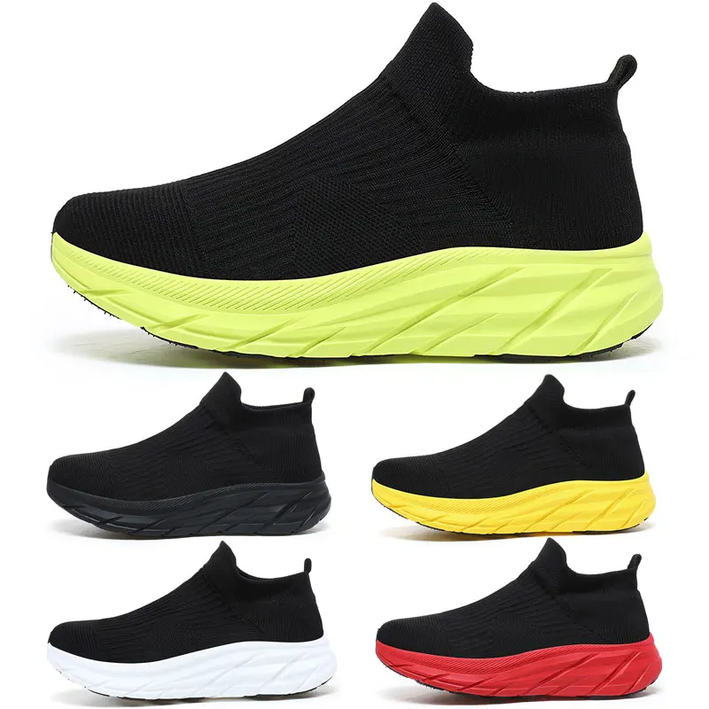 

Outdoor Breathable Running Shoes Mesh Sock Shoes for Dancing Walking High Top Casual Shoes Women Men Sneakers Plus Size 36-46