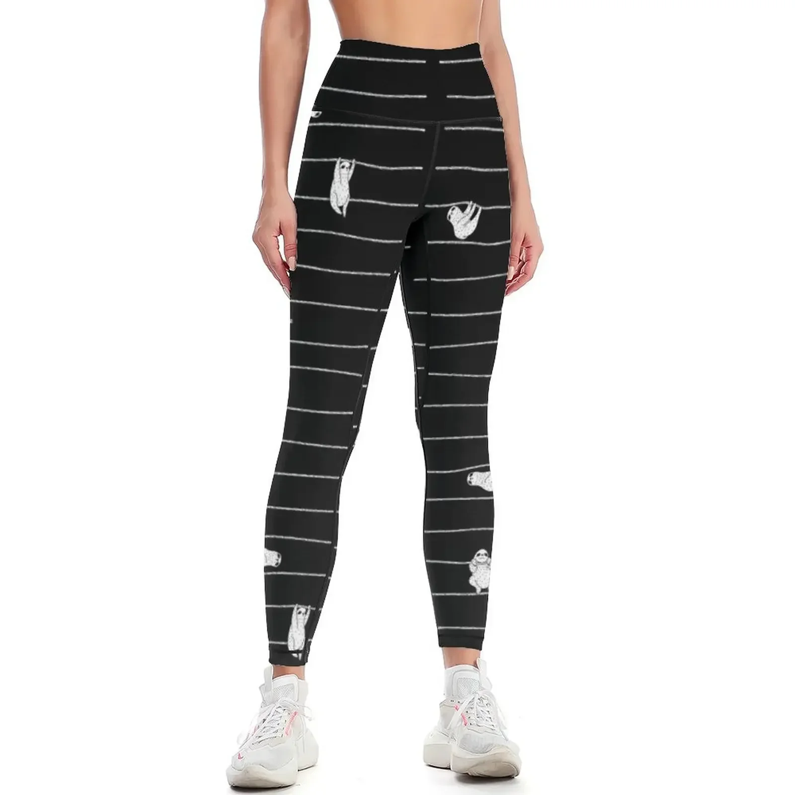 

Sloth Stripe Leggings Jogger pants legging gym gym pants Sports pants for Womens Leggings