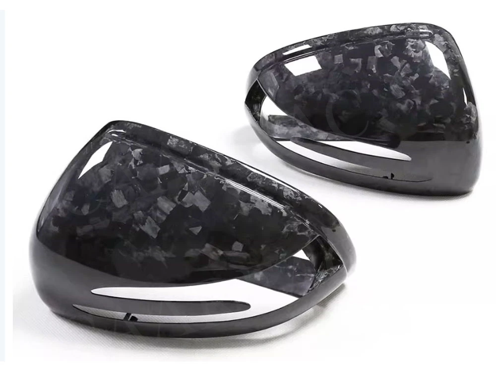 

Car Door Side Rearview Mirror Caps Dry Carbon Fiber for Benz SLK SLC SL SLS AMG GT Coupe 15-22 Mirror Cover Cap 1 Pair Body Kit