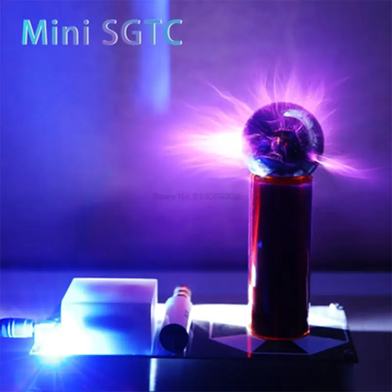 Solid Tesla Coil Magnetic Storm Coil Artificial Lightning Experimental Teaching Toy High-tech