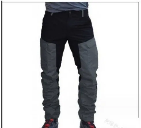 

Color Block Men's Pants Slim Outdoor Sports European and American Fashion Motorcycle Casual Multi-pocket Work Trousers