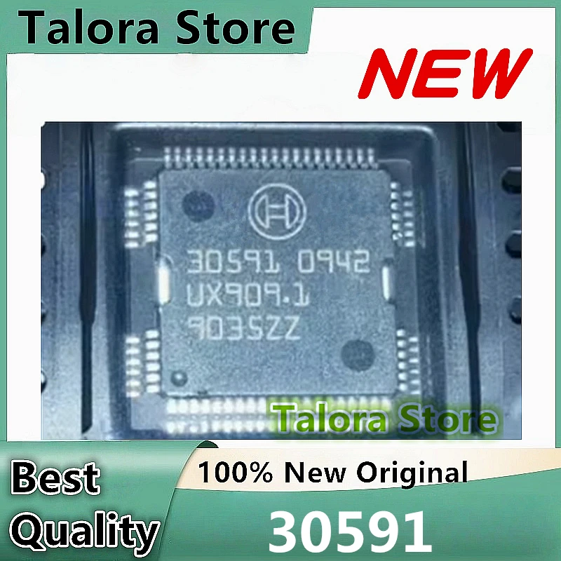 1-5PCS/Lot 30591 H30591 HQFP64 for Diesel ECU 100% New and Genuine