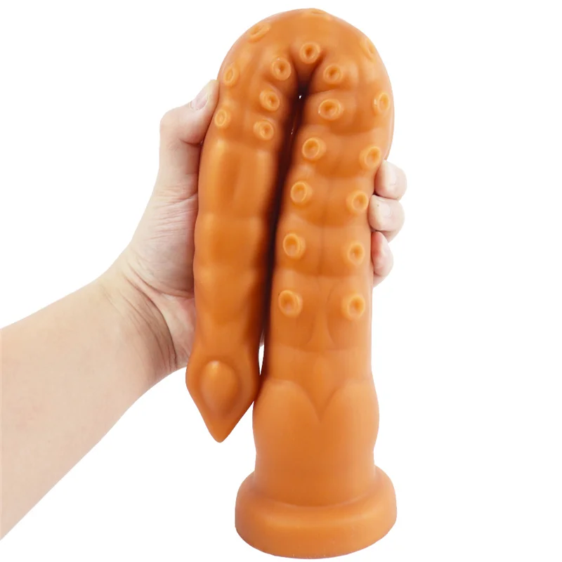 Flexible Octopus Anal Plug Female Masturbation Long Penis Suction Cup Masturbator Realistic Tentacle Dildo Sex Toy For Women Men