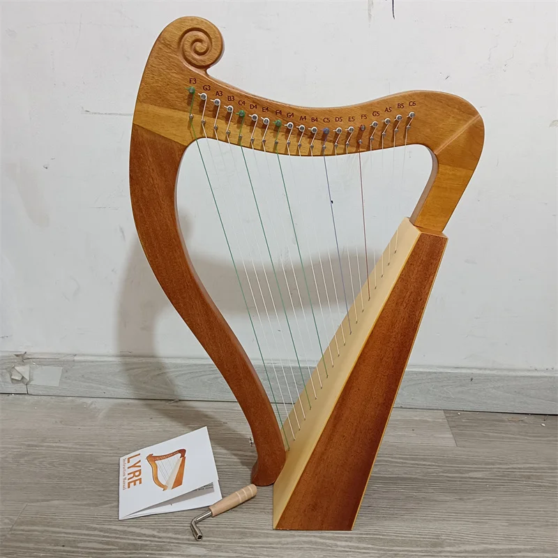 professional stringed instrument 19-string harp music lyre