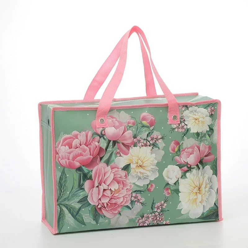 

Fashion Thick Non-woven Travel Handbag Modern Three-dimensional Clothing Shopping Bag High End Birthday and Wedding Gift Bag