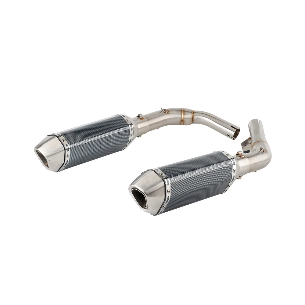 For Honda CBF 1000 2006 to 2010 Escape Slip-on Motorcycle Exhaust Muffler With Mid Link Pipe System