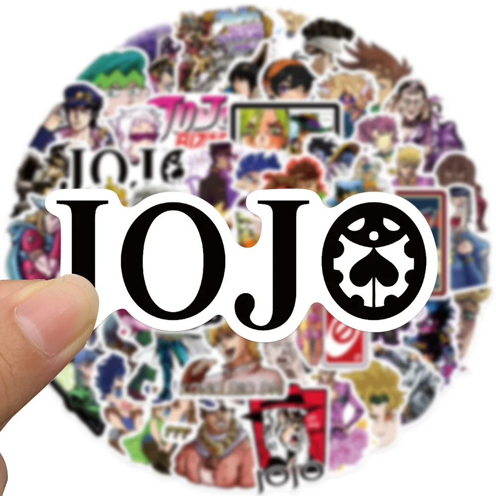 50pcs Anime JoJos Bizarre Adventure Stickers Cartoon Decals for DIY Guitar Suitcase Skateboard Laptop Phone Decals Stickers image 4