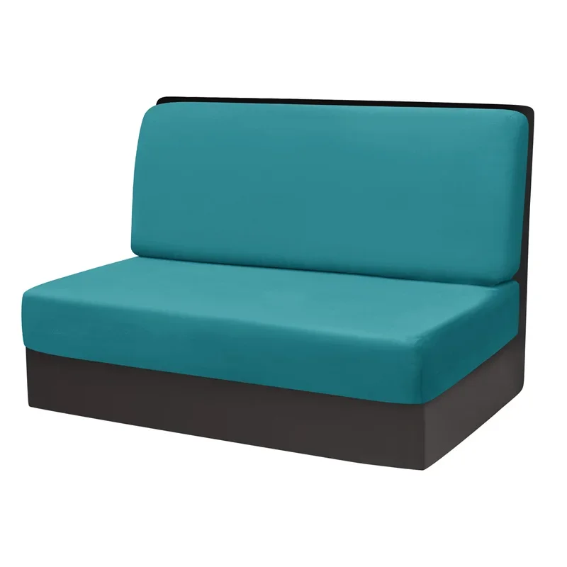2 stks/set Stretch Fluwelen Bankbank Cover RV Dinette Kussenhoezen Zachte Sofa Rugleuning Cover voor RV Camper Auto Decor