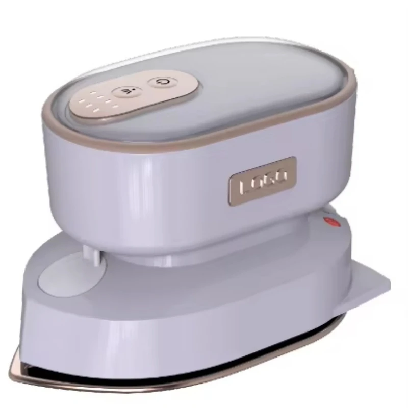 Foldable travel ironing machine, cordless, handheld mini mini steamer, portable