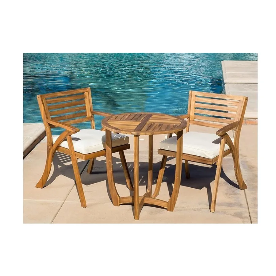 

Outdoor HERMOSA KD WOOD DINING SET with Cushions