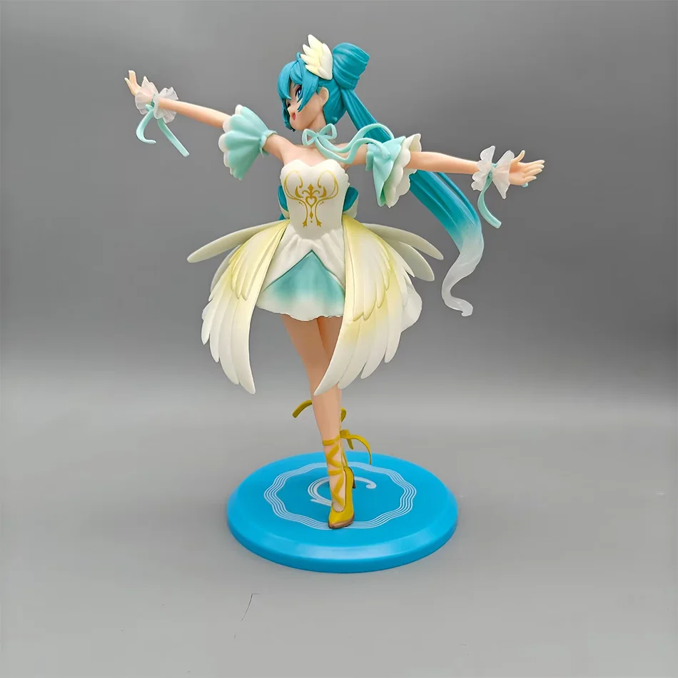 Neue edle und elegante Schwan Ballett Hatsune Miku PVC Charakter Modell Ornament Animation Sammler Statue Desktop Dekoration – Detail 3