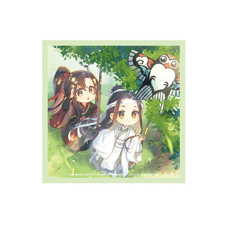 Grandmaster Of Demonic การเพาะปลูก Kite Swing Theme อะคริลิครุ่น MDZS Wuxian Wangji เลเซอร์สีกระดาษ Badge เข็มกลัด Pins