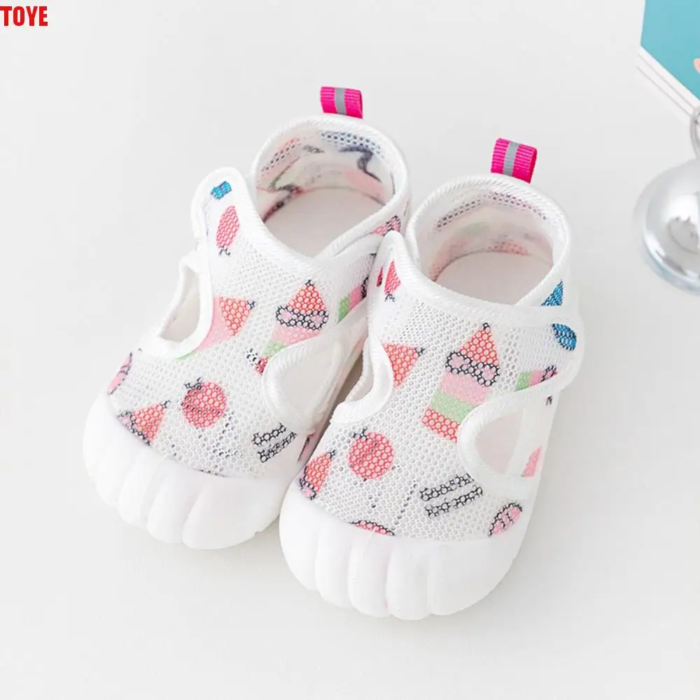 

Walking Shoe Breathable Baby Sandals Air Mesh Comfortable Kids Sandals Flexible Soft Sole Anti-slip Shoes Summer Season