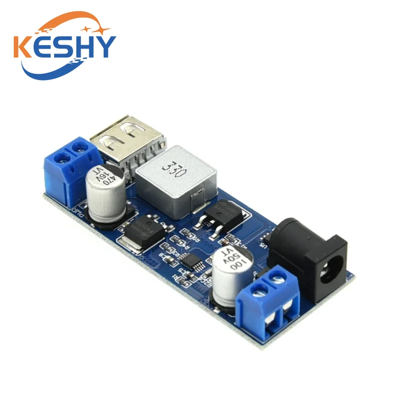 DC 5A Step-down Power Supply Module 24V/12V Wide Voltage 9-36V to 5V Power Converter XY-3606