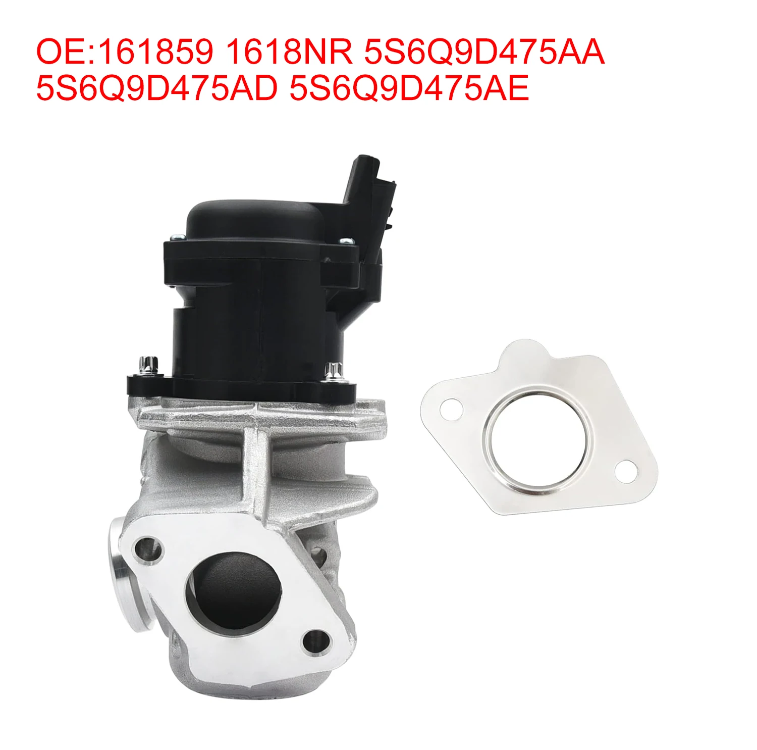 EGR Valve with Gasket for Citroen Berlingo Peugeot 206 207 Ford Focus Fiat Scudo Mini 555187 88086 555006 9660276280 5S6Q9D475AD