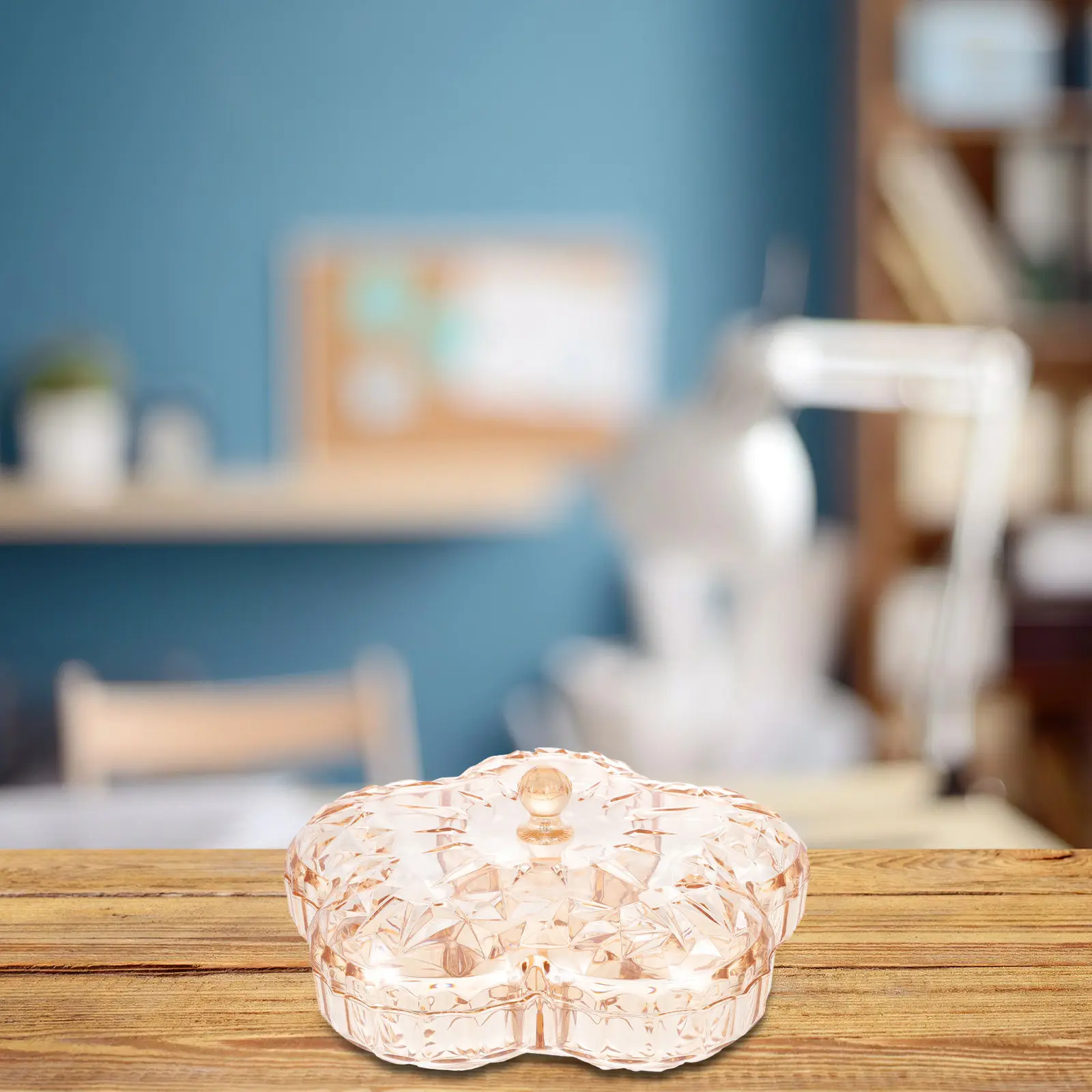 

1 шт. пластиковый контейнер для закусок, изысканная тарелка для фруктов на 6 секций, с пылезащитной крышкой, для сохранения свежести, идеально подходит для вечеринок и путешествий