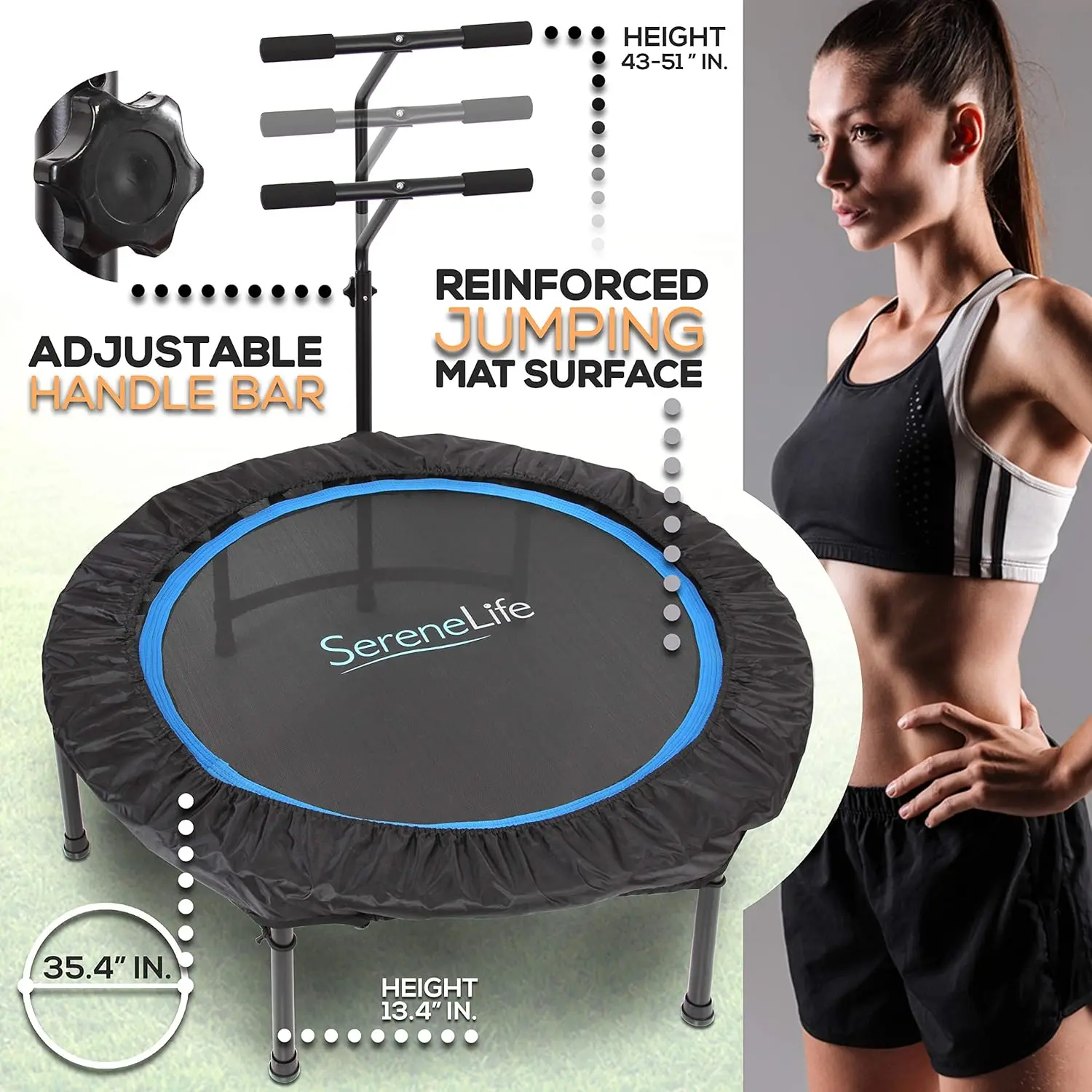 SereneLife Trampoline 40