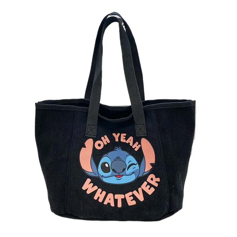

Disney Stitch Shoulder Bag for Women Large Capacity Tote Fashion Durable Shopping Beach Casual travel Shoulder Handbag