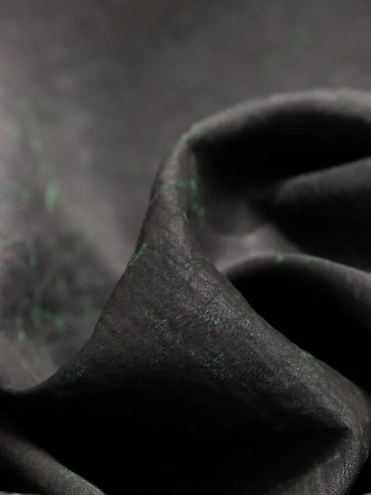 Women's New 100% Natural Mulberry Silk Fragrant Cloud Yarn Turtle Pattern Transparent Color Lazy Style Simple Straight Leg Pants