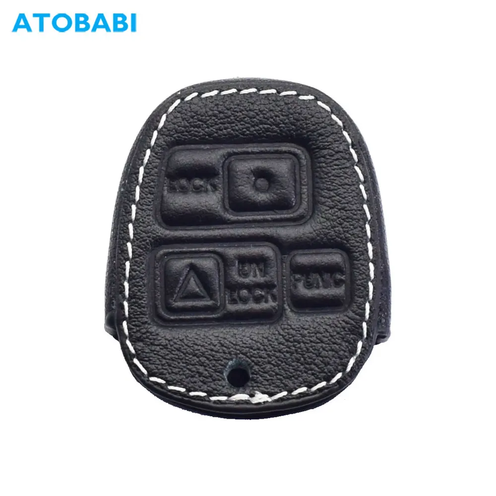 Leather Car Key Case Keychain For Lexus ES300 ES330 GS300 GX470 IS300 LS430 RX300 LX470 3 Buttons Remote Control Protector Cover