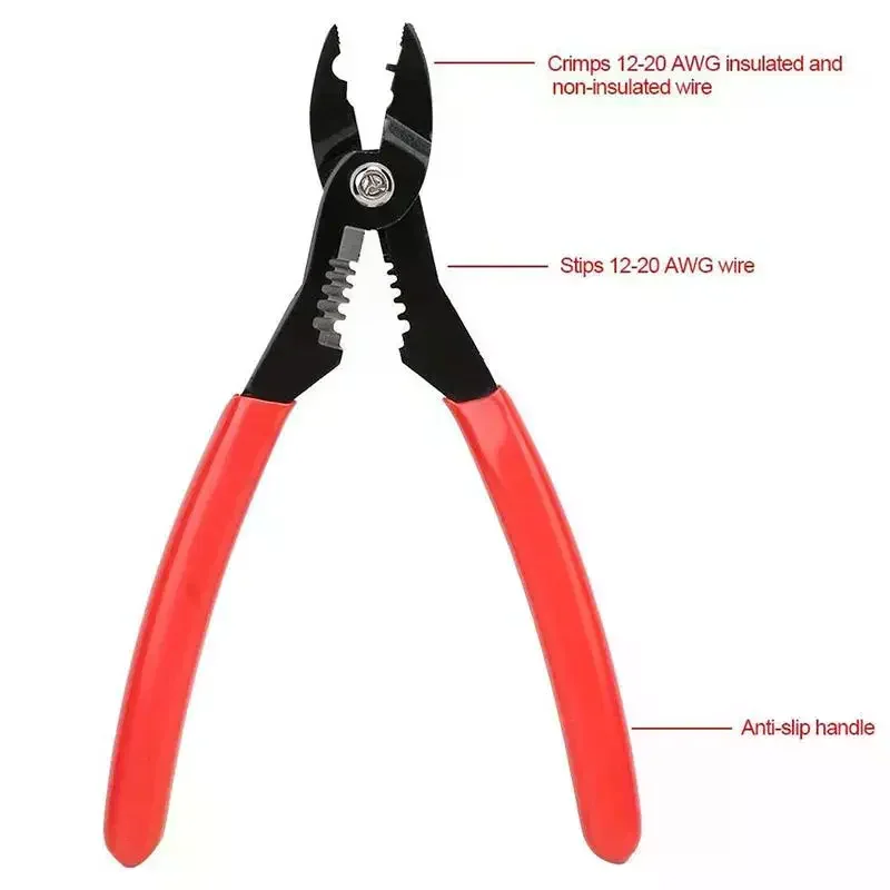 Outil électrique dénudeur manuel 7 pouces, dénudage de câble électrique professionnel, outil de sertissage, dénudeur de fil pour bornes