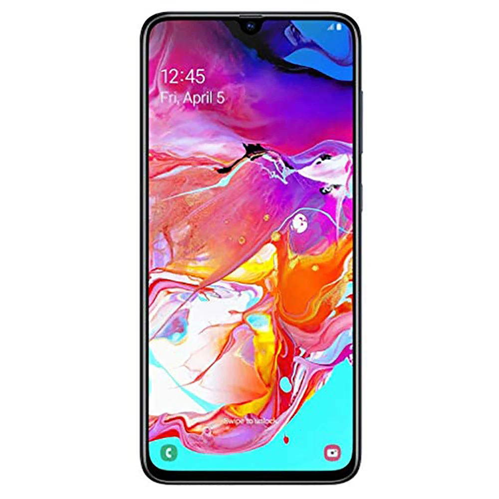 Samsung Galaxy A70 Refurbished Smart Android Phone 6.7-inch AMOLED 32MP 4500mAh Samsung Smartphone NFC Facial Fingerprint Unlock