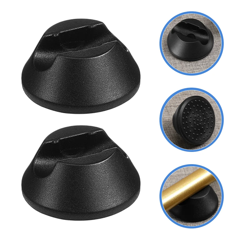 8 Pcs Non-slip Silicone Mat Furniture Grips to Prevent Sliding Anti Slide Black Grippers