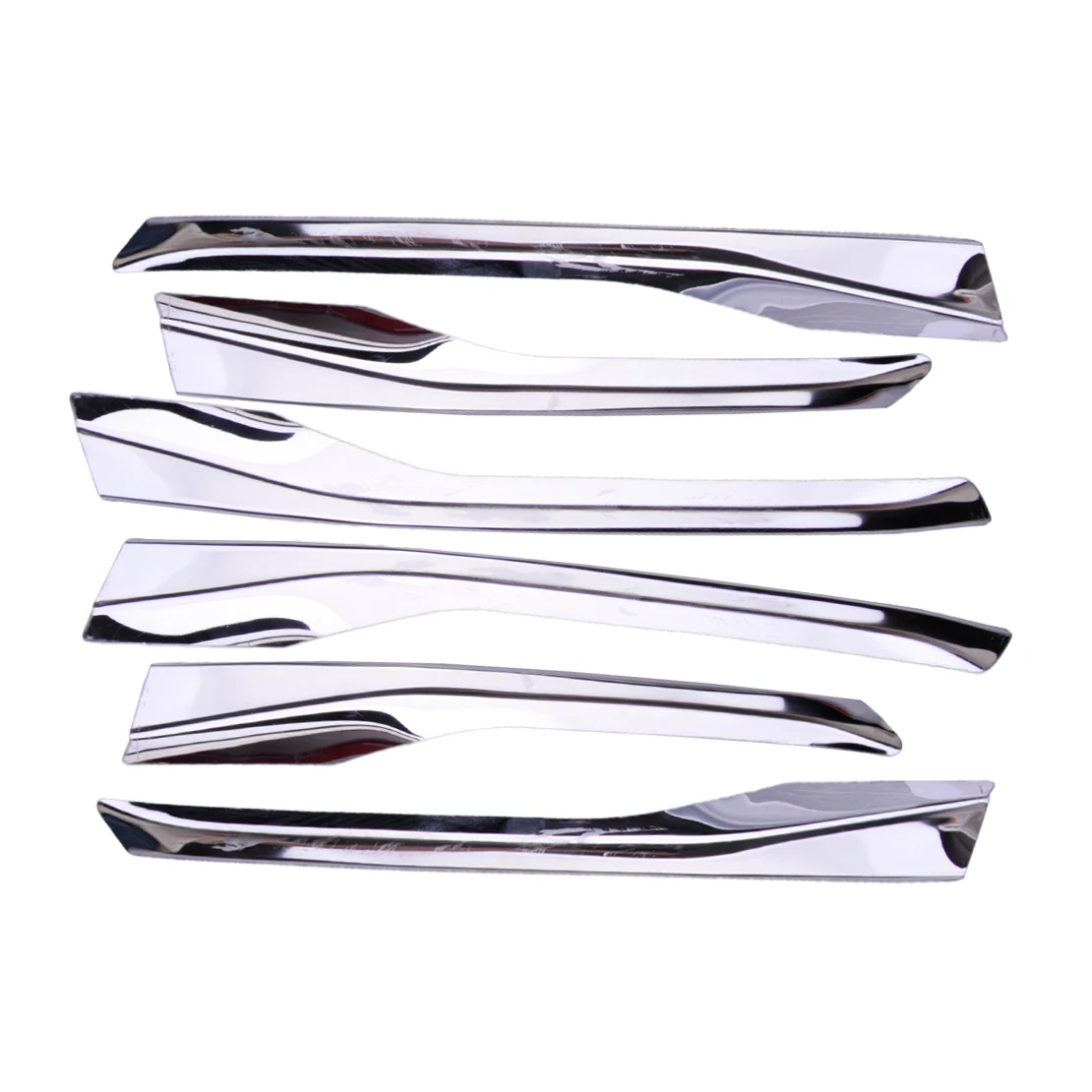 

6pcs Silver Stainless Steel Front Bumper Fog Light Bottom Strip Cover Fit for Cadillac XT5 2016 2017 2018 2019 2020 2021 2022