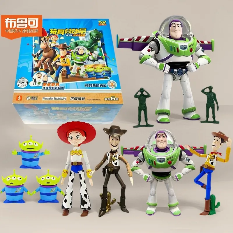 Blokees Toy Story Elite Edition First Wave 1 Play Adventure Assembled Toy Figures Collectible Building Blocks For Kids And Fans