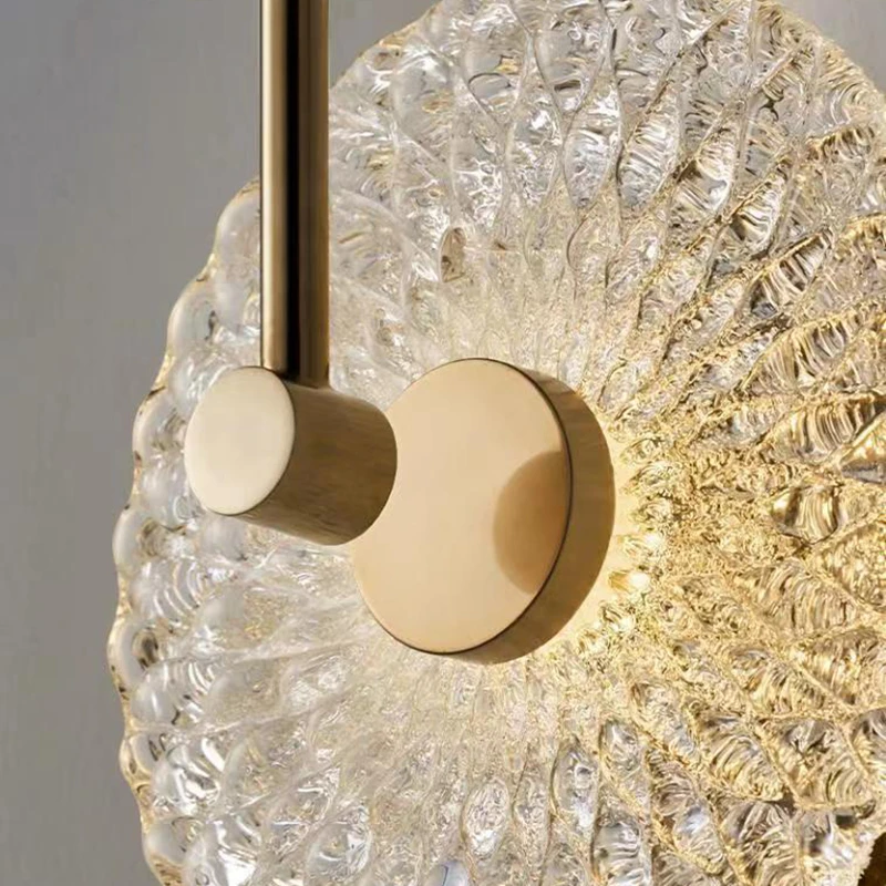 Stylish Crystal Wall Lamp Sofa Backdrop Headboard Perfect Lighting Interior Spaces Small Wall Lamps