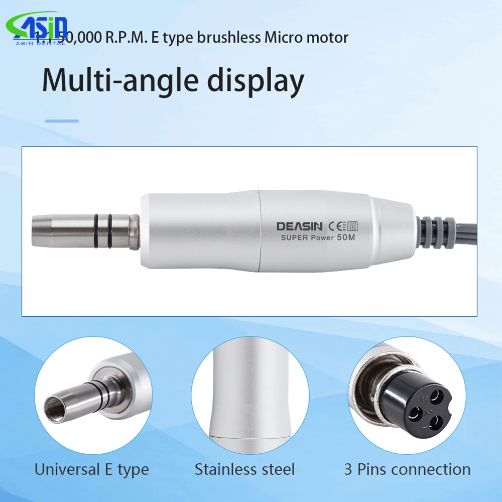มอเตอร์ไฟฟ้าไร้แปรงถ่าน HOT De - Dental Lab Micromotor 50K Rpm บทวิจารณ์และราคา